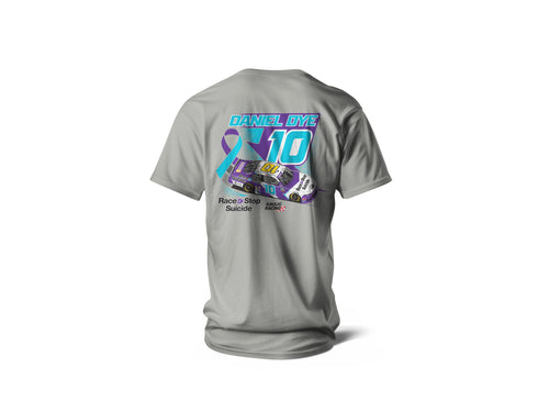 2025 Race to Stop Suicide Tee Daniel Dye Racing