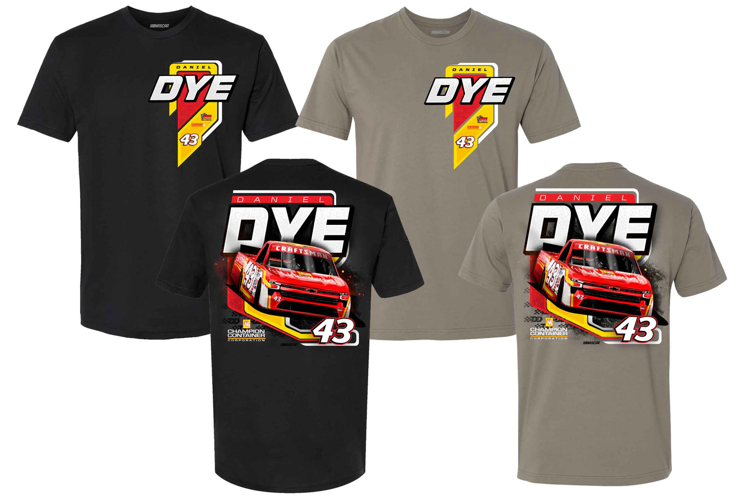 2024 DD Champion Container T-Shirt - [Daniel Dye Racing Shop]
