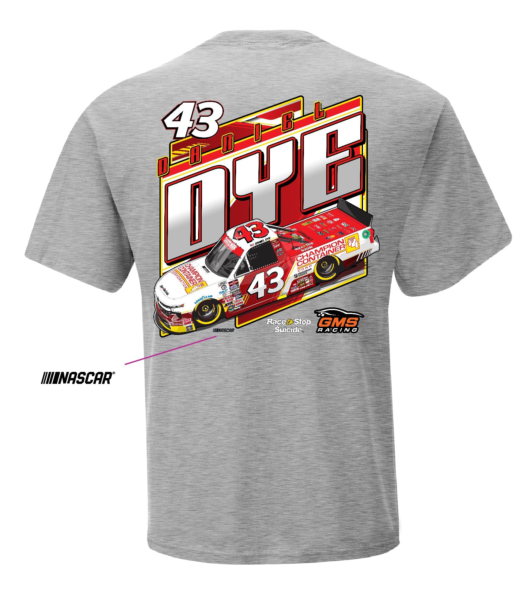 2023 Champion Container T-Shirt - [Daniel Dye Racing Shop]