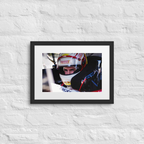 Framed poster Daniel Dye Racing
