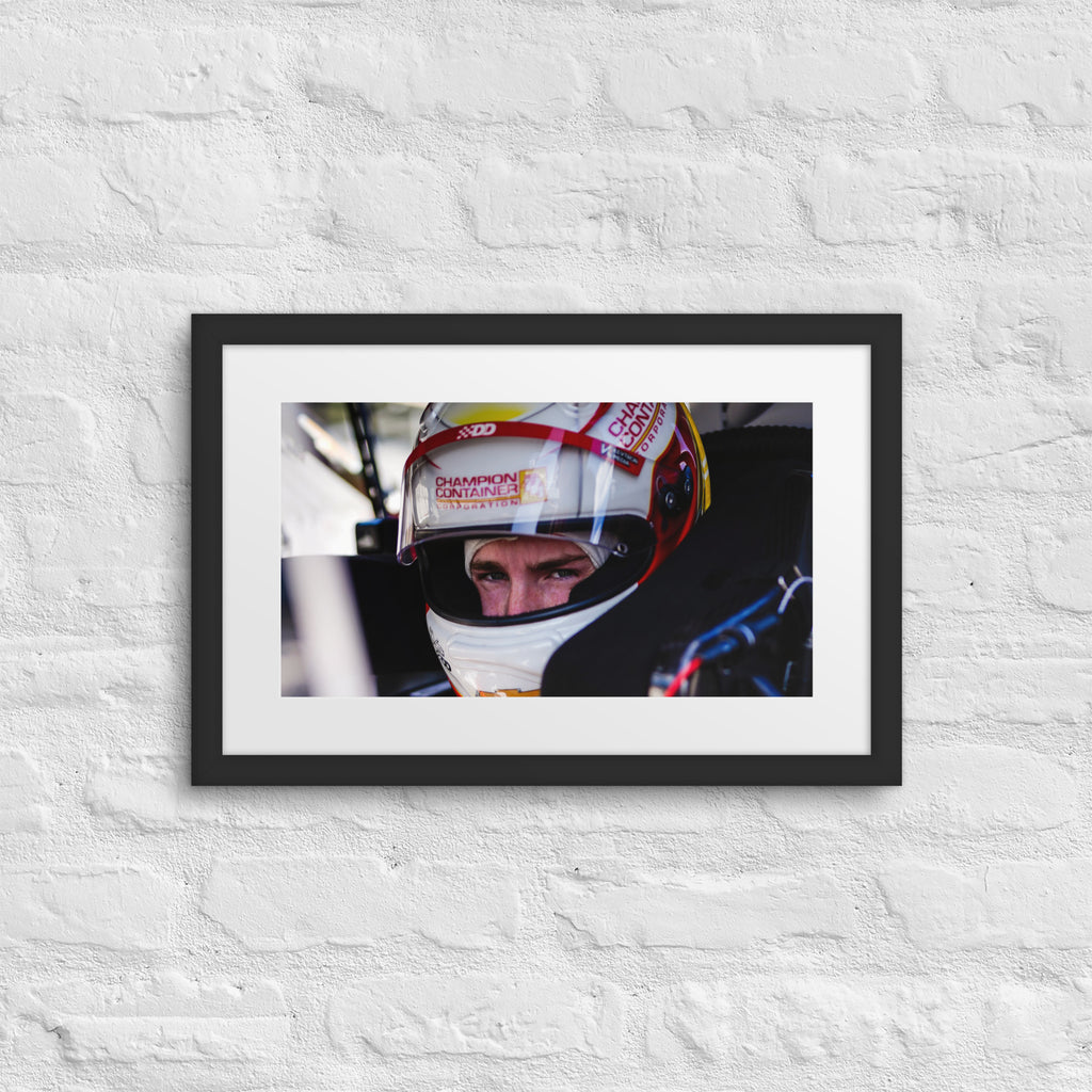 Framed poster Daniel Dye Racing