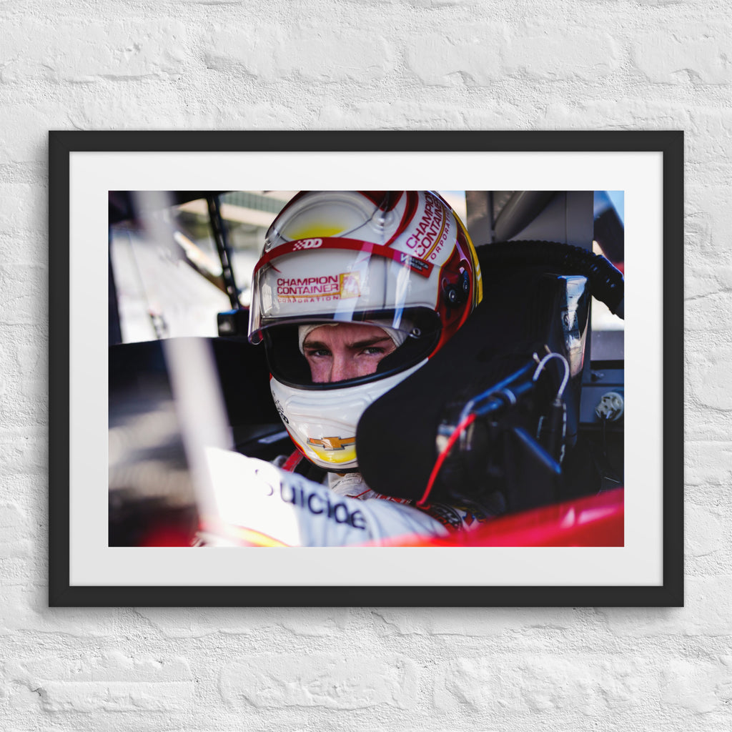 Framed poster Daniel Dye Racing