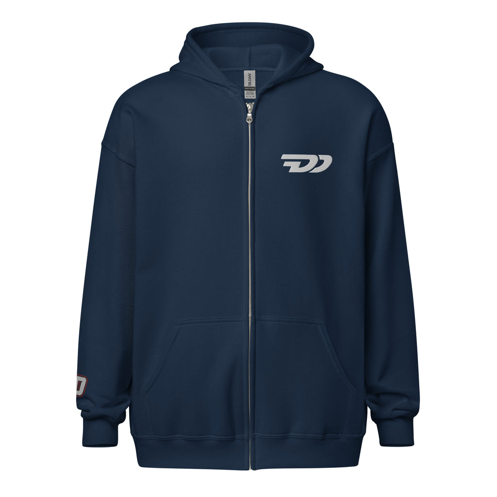 DD 10 Unisex heavy blend zip hoodie Daniel Dye Racing