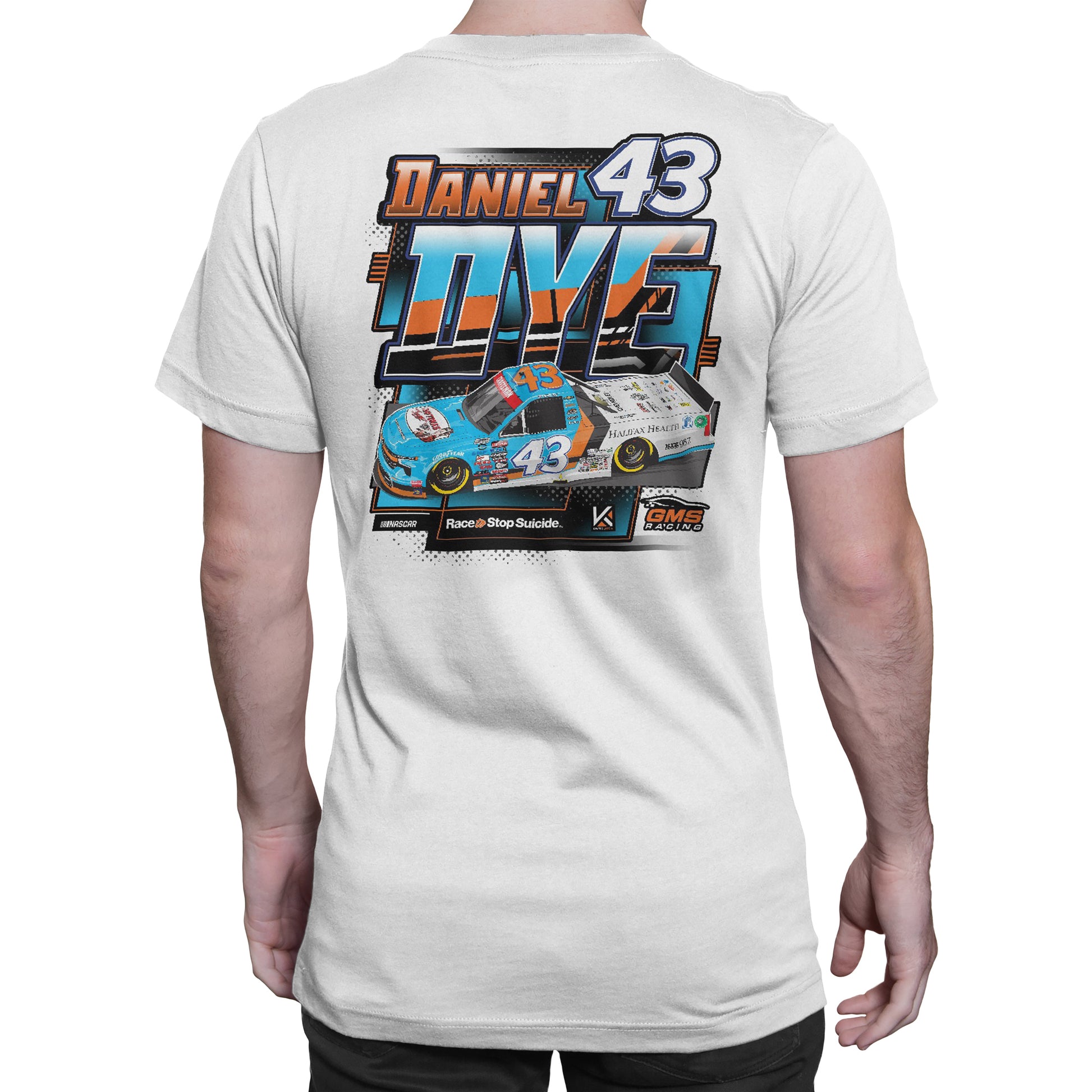 2023 Race Day - White T - [Daniel Dye Racing Shop]